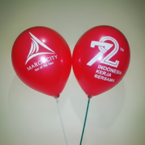 balon logo perusahaan Batam
